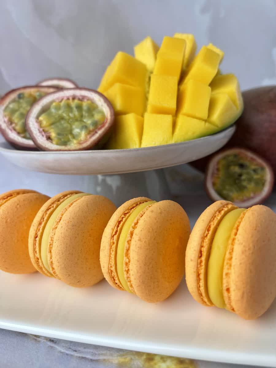 Colourful macarons